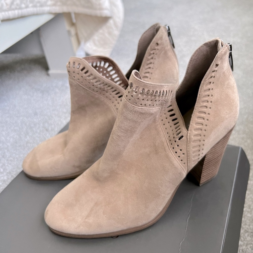 Vince Camuto Suede Booties | Size 9 - Picture 4 of 5